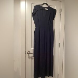 NWT Eliza J Size 12 Jumpsuit Navy